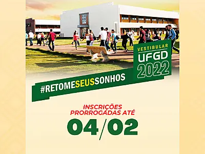 UFGD prorroga inscrições do vestibular até dia 4 de fevereiro