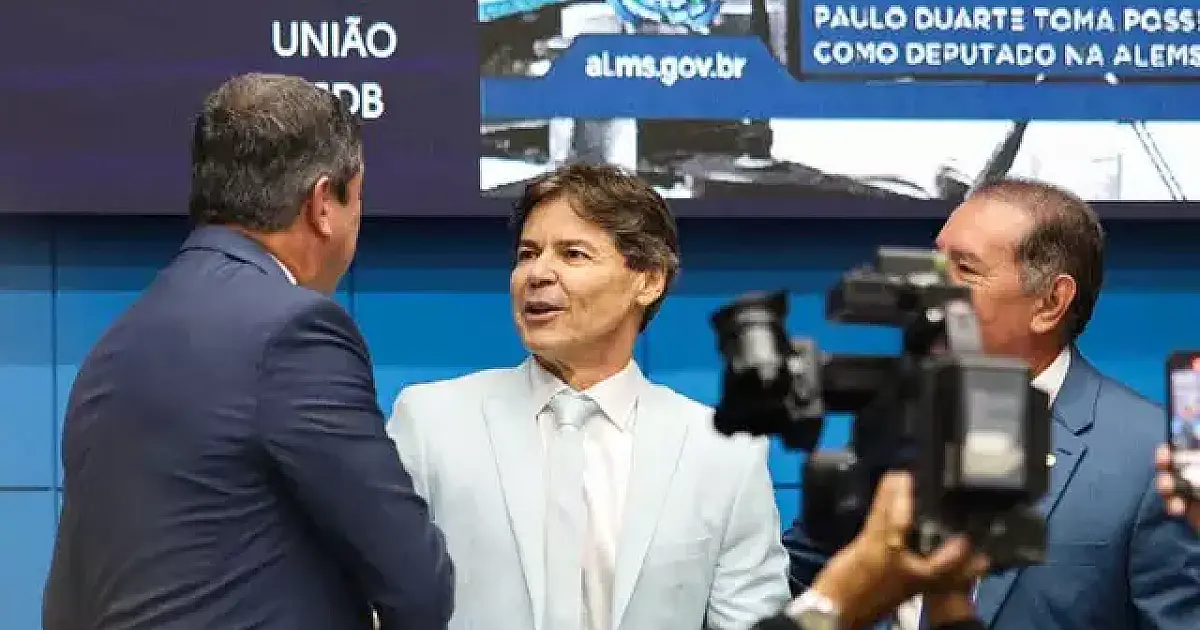 Duarte assume 4ª mandato na Assembleia Legislativa de MS