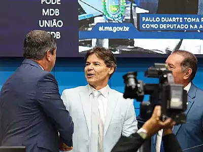 Duarte assume 4ª mandato na Assembleia Legislativa de MS