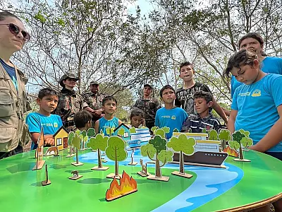 PMA de Corumbá e parceiros realizam a 7ª Expedição de Educação Ambiental e trabalhos sociais