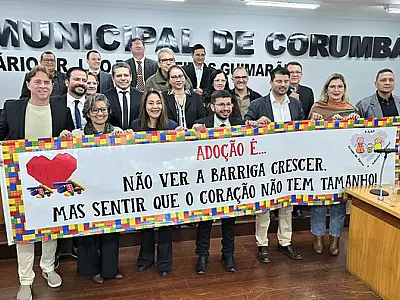 Sessão solene marca a Semana Municipal de Adoção e Acolhimento em Corumbá
