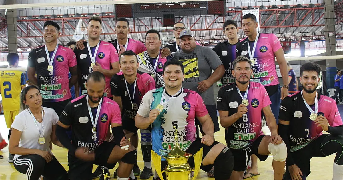 Ladário é campeão da Liga MS de Voleibol 2022