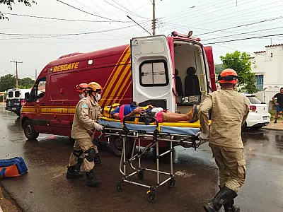 Atropelamento faz vítima em rua do bairro Popular Velha