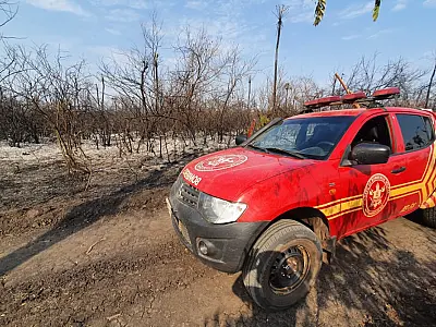 Fogo está controlado na região de Porto Murtinho