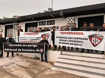 Paralisação de 4 horas da Polícia Civil teve adesão de 100% das delegacias de MS