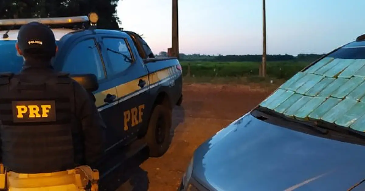PRF apreende 30 Kg de pasta base de cocaína em Ivinhema (MS)