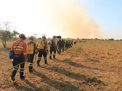 Operação Pantanal realiza troca de militares para combater focos no Paiaguás e Abobral