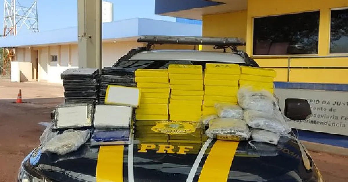 Casal é preso com 70,1 Kg de cocaína e 3,5 Kg de skunk na BR 262