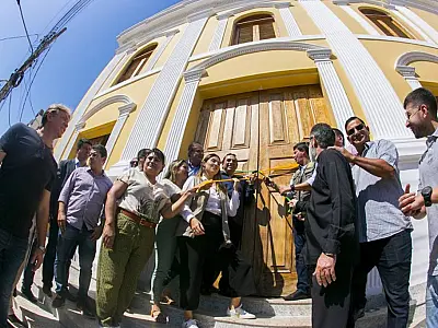 Igreja Matriz de Nossa Senhora da Candelária é oficialmente reinaugurada