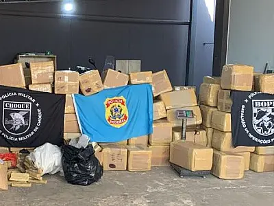 Operação conjunta apreende mais de 5 toneladas de maconha em Ponta Porã
