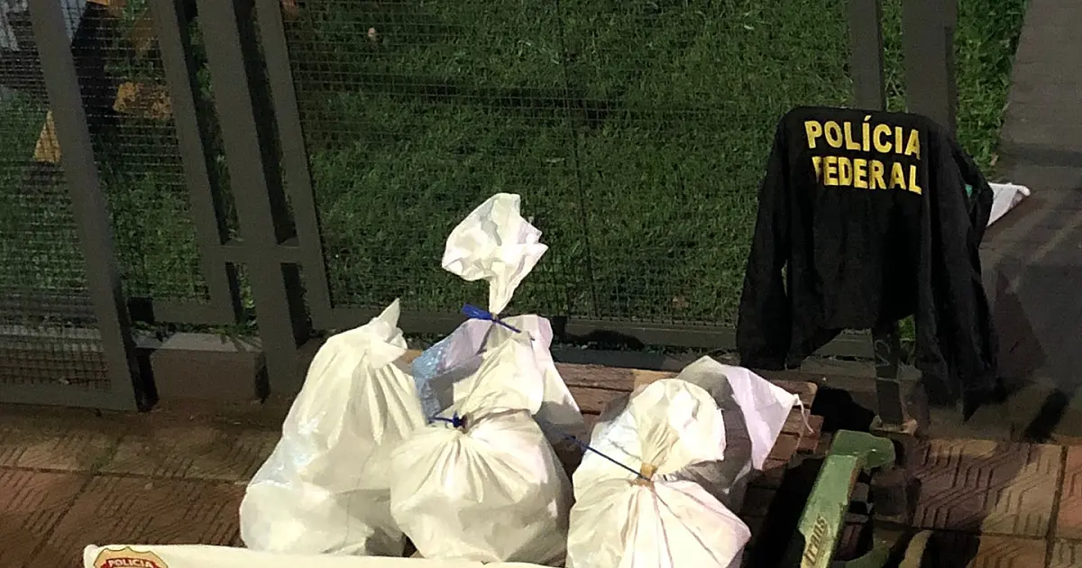 PF apreende 1.200 quilos de maconha que seguiriam para o Paraná