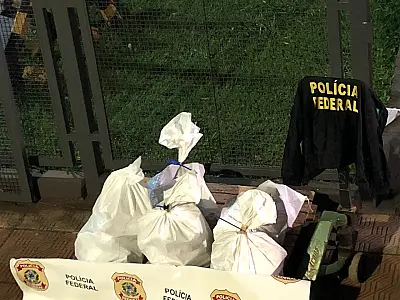 PF apreende 1.200 quilos de maconha que seguiriam para o Paraná