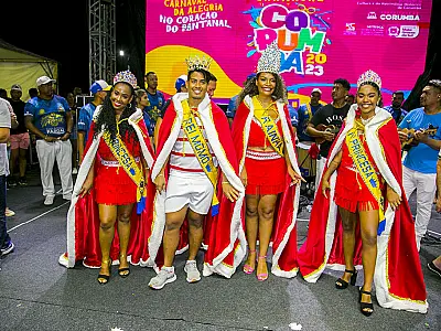 Corte de Momo eleita promete honrar tradição do Carnaval de Corumbá