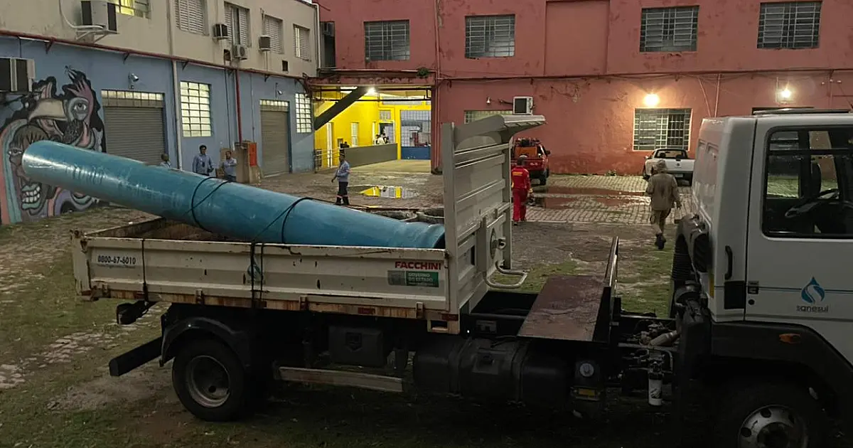 Sanesul termina reparo em adutora e alerta que bairros afastados sentirão baixa pressão até domingo