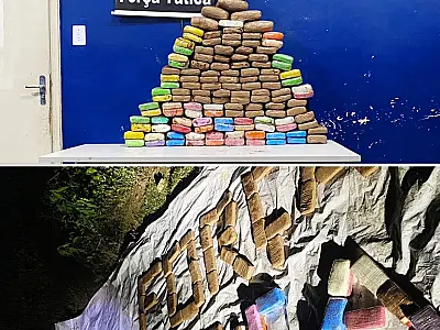 Barco é flagrado com 134 quilos de drogas no porto do Distrito de Albuquerque