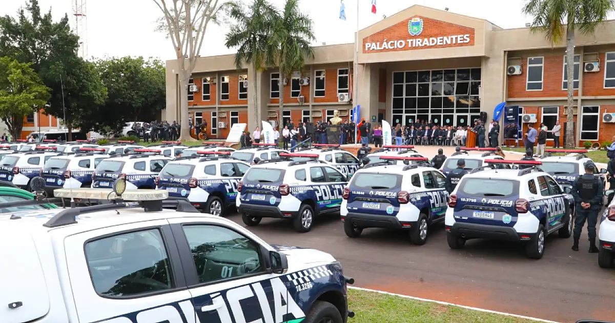 Polícia Militar recebe 70 novas viaturas e dá inicio a Operação "Boas Festas" em MS