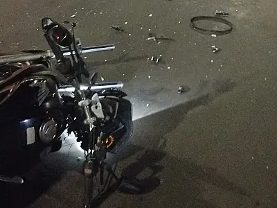 Colisão deixa motociclista ferido no centro de Corumbá