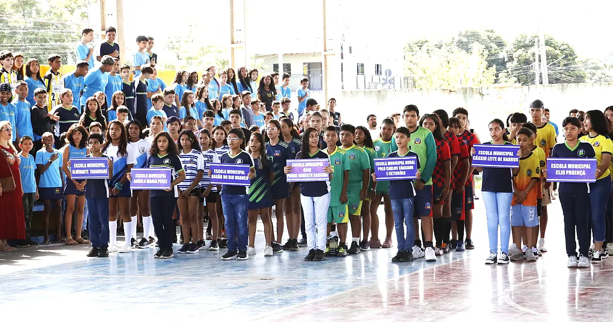 Jogos da Reme reúne 18 escolas e mobiliza quase 750 estudantes de Corumbá