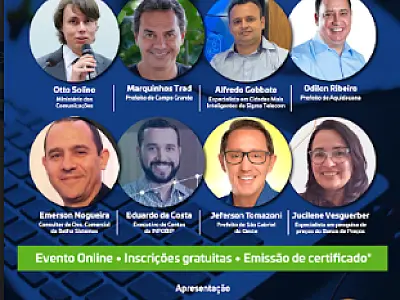 Webinar das Cidades Digitais reúne Prefeituras do MS e Ministério das Comunicações nesta terça