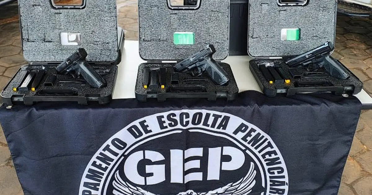 Novos armamentos da Polícia Penal representa investimento de R$ 2,45 milhões em MS