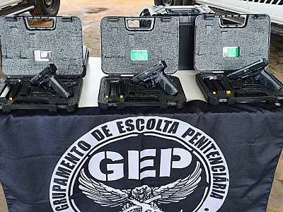 Novos armamentos da Polícia Penal representa investimento de R$ 2,45 milhões em MS
