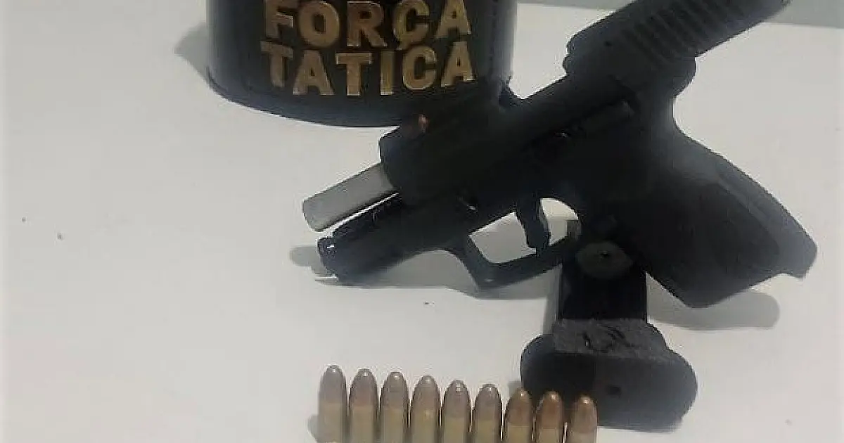 Homem é preso por disparo de arma de fogo na área central