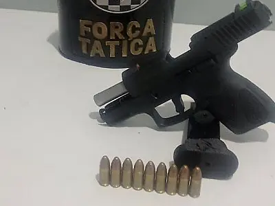 Homem é preso por disparo de arma de fogo na área central