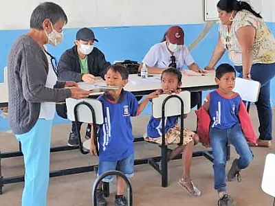 Encerrada vacinação nas escolas de Ladário; Segunda-feira inicia ação nas creches