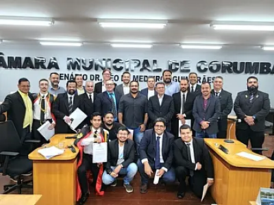 Dia Municipal da Ordem Demolay é lembrado com homenagens na Câmara de Corumbá