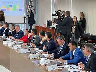 Semana do governador teve discussões de projetos em Brasília e troca de comando na segurança