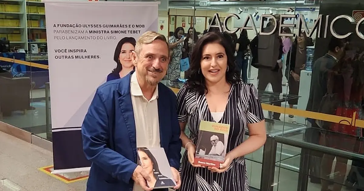 Simone Tebet e Bosco Martins lançam livros em Brasília e ministra destaca "esquina da sensibilidade"