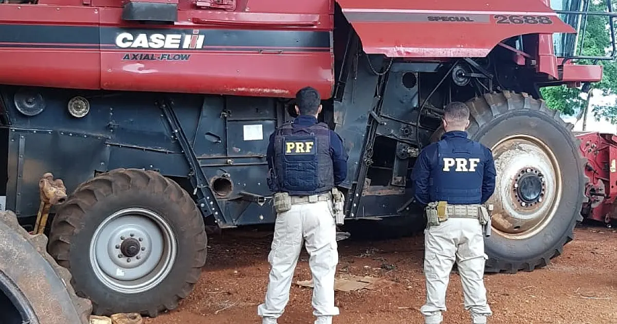 Operação conjunta recupera maquinários agrícolas de alto valor de mercado
