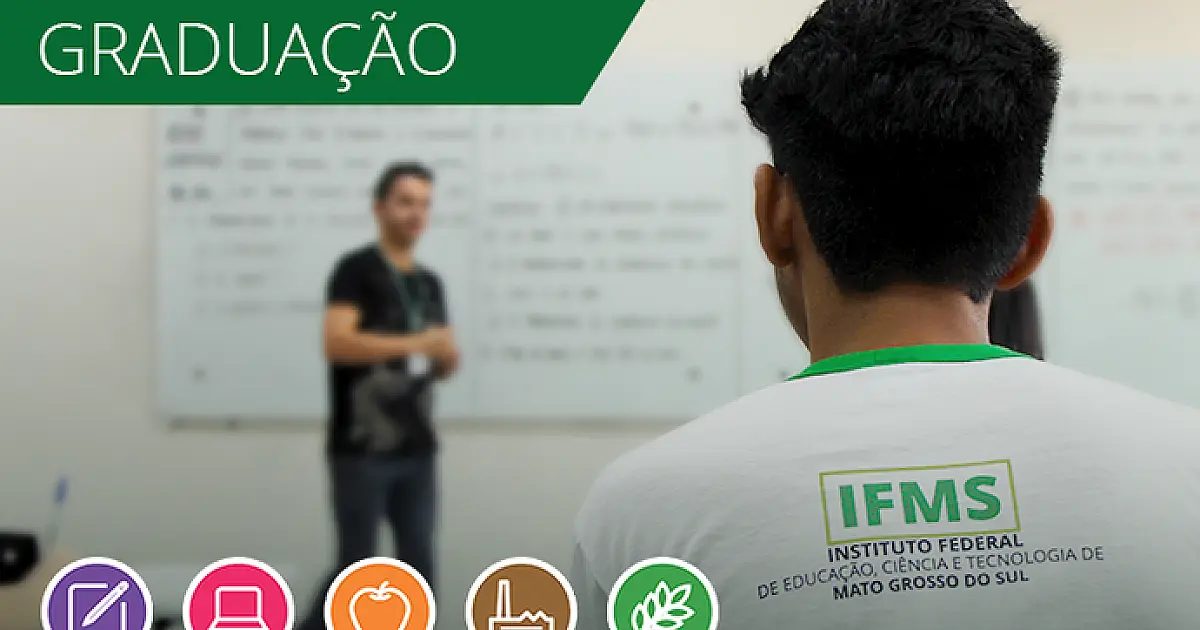Continuam abertas inscrições para vagas residuais da graduação no IFMS