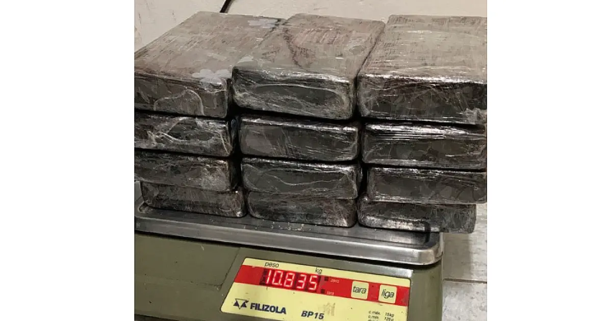 PF apreende 11 quilos de cocaína em malas na rodoviária de Corumbá