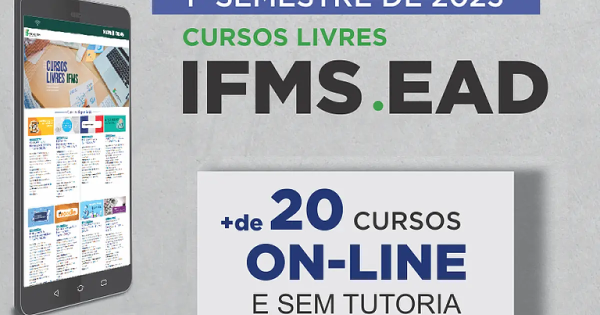IFMS inicia oferta de cursos livres gratuitos para 2023