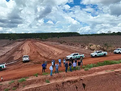 Novos engenheiros da Agesul vão a campo conhecer técnicas de fiscalização e gestão de obras públicas