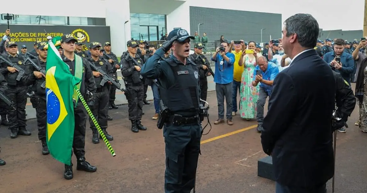 Em troca de comando, Eduardo Riedel destaca que DOF garante a segurança de todo Brasil