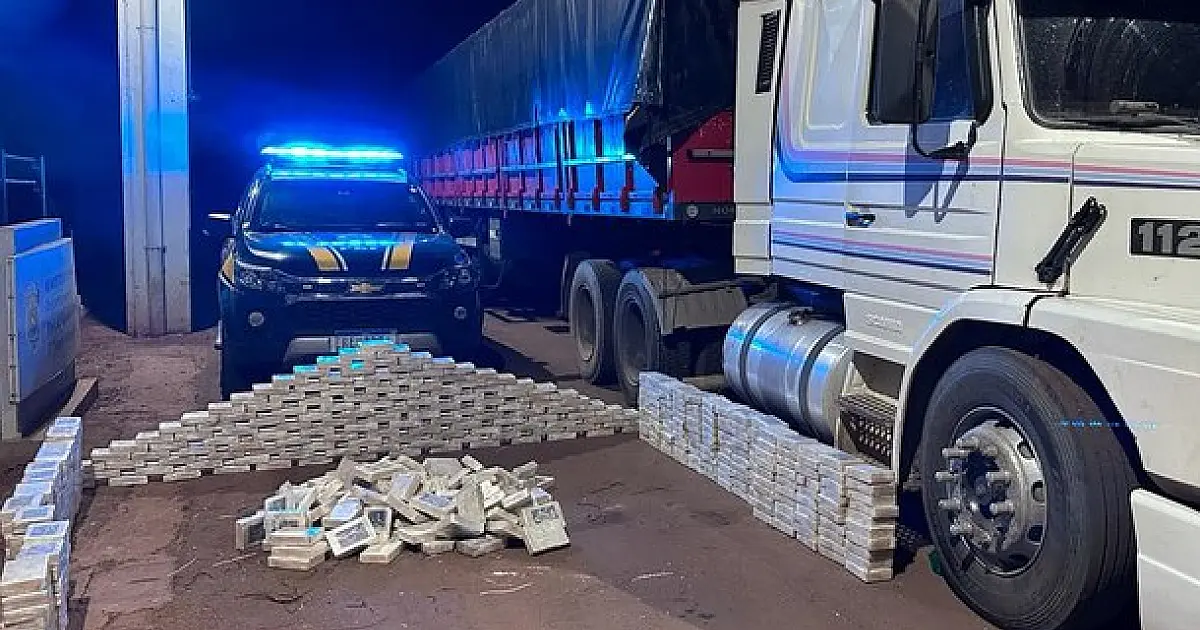 PRF apreende mais de meia tonelada de cocaína na BR 262
