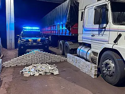 PRF apreende mais de meia tonelada de cocaína na BR 262