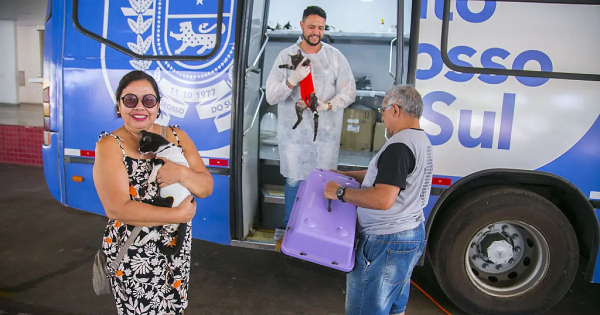 Caravana da Castração encerra etapa em Corumbá com mais de 1.200 pets atendidos