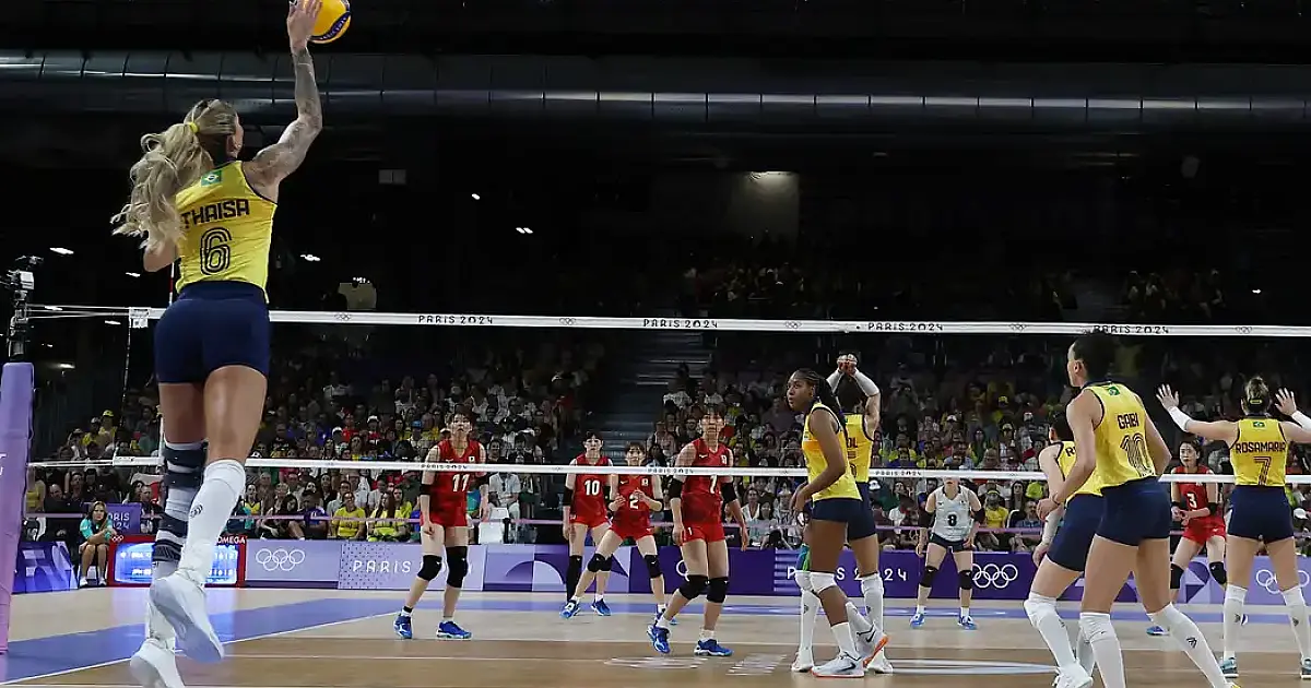 Brasil vence Japão por 3 a 0 no vôlei feminino