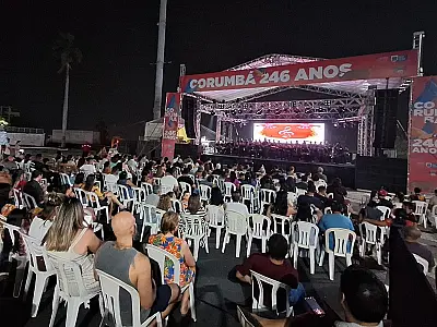 Concerto emociona público na celebração dos 246 anos de Corumbá