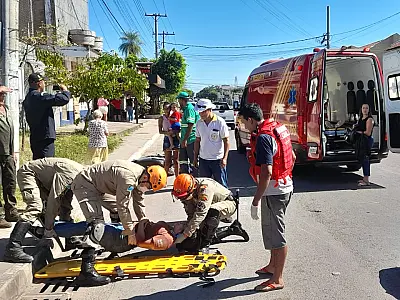 Bombeiros atendem quadro acidentes de trânsito nas últimas 24 horas