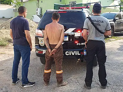 Autor de homicídio no bairro Nova Corumbá é capturado em mata fechada