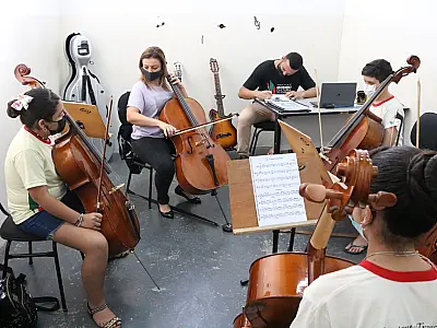 'Conexões Musicais' em Corumbá contou com músicos da Orquestra Sinfônica Brasileira