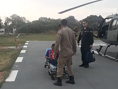Idoso com sintomas de bronquite asmática é socorrido por aeronave