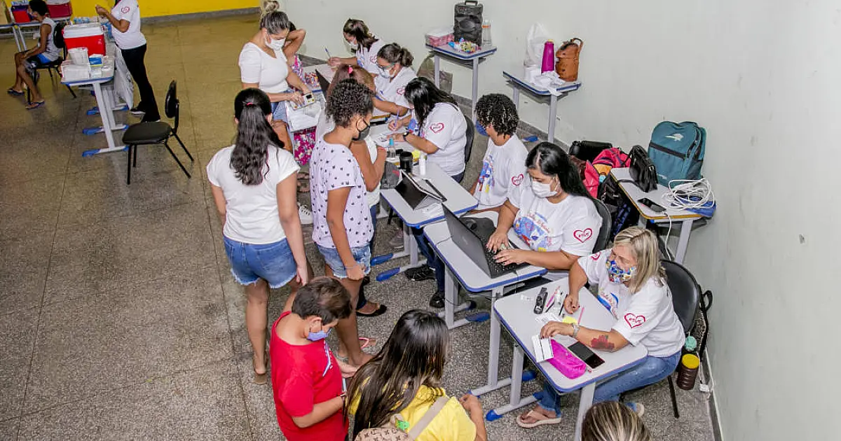 Primeiro fim de semana de vacinação em crianças aplicou 575 doses em Corumbá