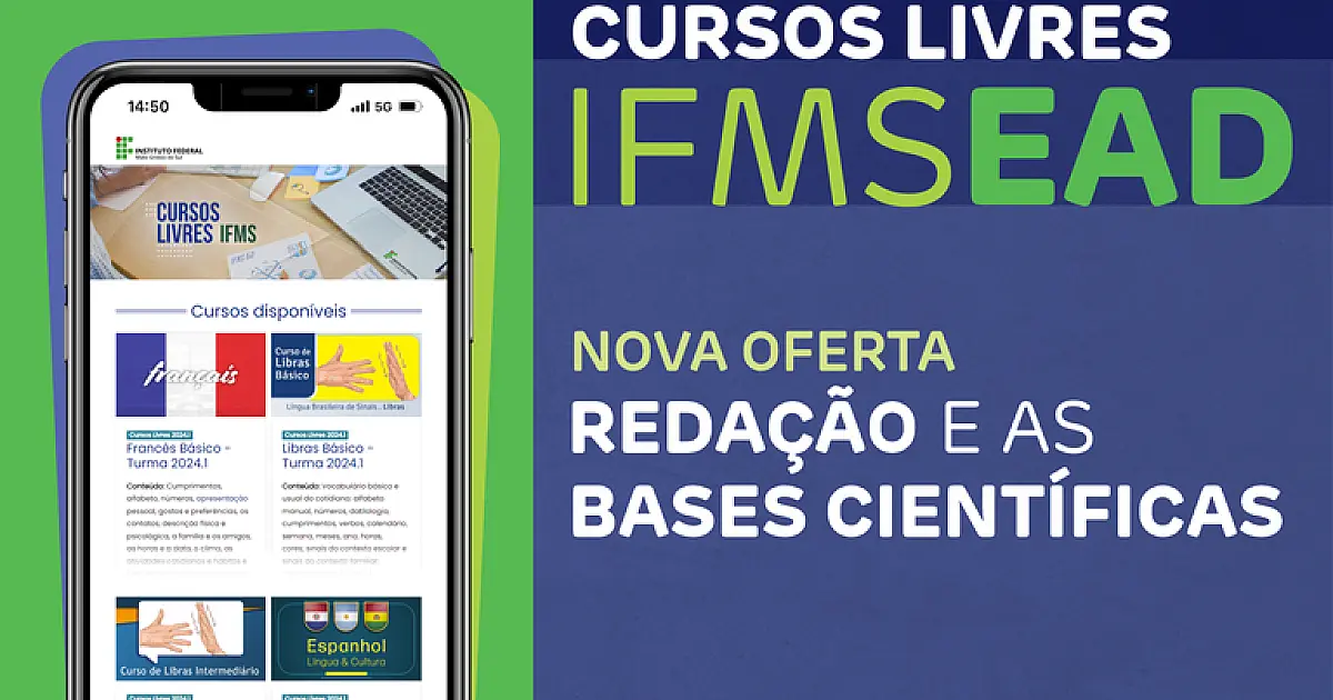 IFMS lança curso livre gratuito de Redação Científica