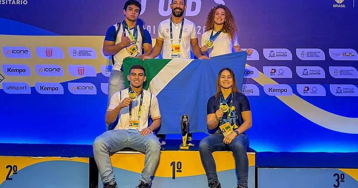 Pelo terceiro ano seguido, MS domina o wrestling nos Jogos Universitários Brasileiros