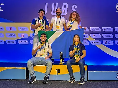 Pelo terceiro ano seguido, MS domina o wrestling nos Jogos Universitários Brasileiros